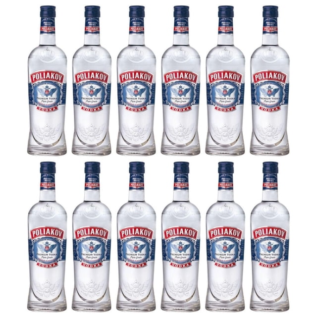 Pack de 12 Vodka Poliakov 1 L Poliakov 1 L