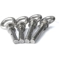 thumbnail image 5 of Expansion Screw Bolts, Anchor Bolt Hooks,Hollow Wall Anchors,304 Stainless Steel M8 Lifting Eyebolt With Screw Round Ring Hook Nut&Washer for Hanging Heavy Object(1Pcs)(Length:120mm,Thread Diameter:M8, 5 of 5