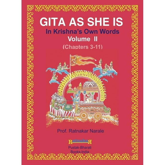 Gita as She Is, in Krishna's Own Words, Book II, (Hardcover)
