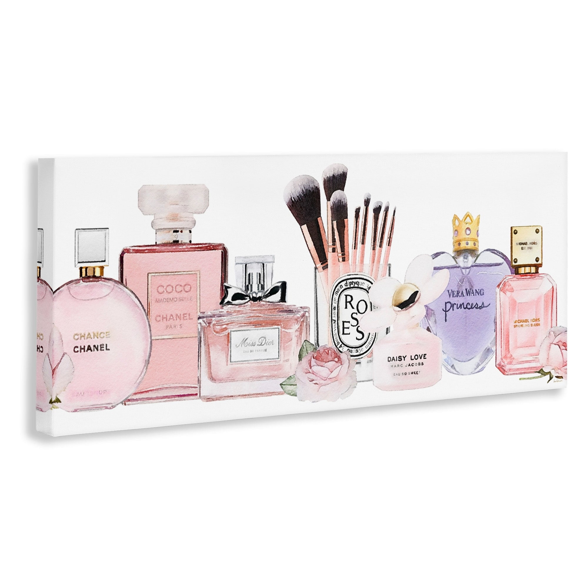 Stupell Industries Women's Fashion Fragrance Glam Accessories Canvas Wall Art by Amanda Greenwood
