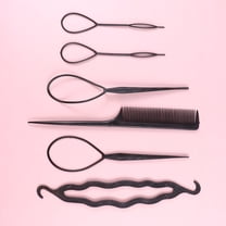 IBASETOY Hairdressing Accessories Set For Cosmetology School Students 71Pcs Black