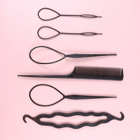 IBASETOY Hairdressing Accessories Set For Cosmetology School Students 71Pcs Black