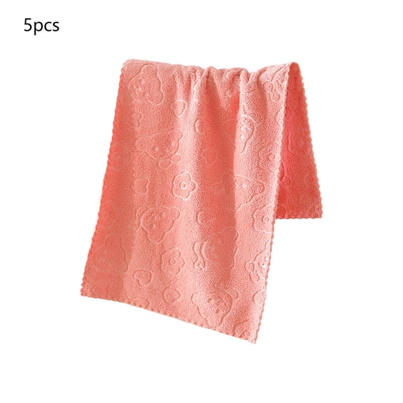 Luxury Hand Towels, Quick-Dry Bathroom & Kitchen Towels, Super Soft and Highly Absorbent 13.7*29.5 Inch Pink