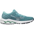 thumbnail image 5 of Mizuno Women's Wave Inspire 17 Waveknit™ Running Shoe, Size 7.5, Dusty Turquoise-Wht (5400), 5 of 5
