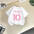 thumbnail image 3 of Nueva camiseta de manga corta de verano de la marca Messi para niños, camisetas casuales Sunshine para niños y niñas, camiseta básica de fútbol, ropa linda para niños, 3 of 5