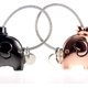 thumbnail image 4 of 1 par de llaveros de oro negro y rosa, llavero con colgante de cadena de elefante desmontable para parejas, amantes, regalo de San Valentín, llavero de aleación de zinc brillante, 4 of 5