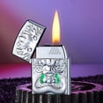 thumbnail image 4 of Silver Intelligent Voice Control Electronic Lighter Usb Rechargeable Metal Windproof Lighter With Multiple Ignition Modes For Outdoor Indoor Use Kitchen Bbq Camping Gift For Men, 4 of 5