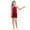 Red, variant on HNMKIU and Shine Girls Sequin Round Print Sleeveless Dress with Asymmetric Hem Design Red,3-4 Years