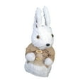 thumbnail image 1 of Adorno de conejo de paja para centro de mesa, decoración de Pascua para dormitorio, patio, oficina Estilo a, 1 of 9
