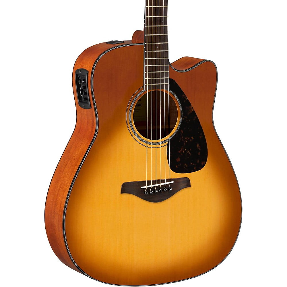 Yamaha FG Series FGX800C AcousticElectric Guitar Sand Burst Walmart