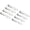Silver, variant on Skinny Tie Clips, Stainless Steel Clips for Men Wedding