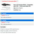 thumbnail image 2 of Door Lock Actuator Motor - Compatible with 1995 - 1998 Lincoln Mark VIII 1996 1997, 2 of 2