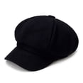 thumbnail image 2 of Grandest Birch 3PCS Women Woolen Hat Fashion Easy Autumn Winter Warm Fashion Woolen Casual Beret Newsboy Cap French Beret Wool Solid Color Hat, 2 of 6