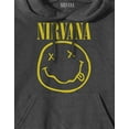 thumbnail image 4 of Nirvana Unisex Pullover Hoodie: Yellow Happy Face, 4 of 5