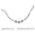 thumbnail image 3 of SuoKom Curtain Tiebacks Ropes Boho Curtain Tiebacks Curtain Holdbacks for Wall Curtain Tiebacks Window Drape Tie Back with Hooks for Bedroom Wall Dining Decoration, 3 of 6