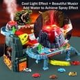 thumbnail image 4 of Juqic Rampa De Coche De Juguete para Niños Pista Dinosaur Spray Hills Adventure Railcar Slot Car Vehicle Race Play Set con 20 Mini Coches para Niños En Edad Preescolar Rompecabezas Regalos Niños De 3, 4 of 5