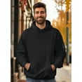 thumbnail image 5 of Men'S Plus Size Oversized Hooded Sweatshirt - with "IT IS WHAT IT IS" Graphic Print, Loose Fit Casual Streetwear Hoodie, Heavyweight Non-Stretch Fabric, Long Sleeve Pullover with Front Pocket for Big, 5 of 6
