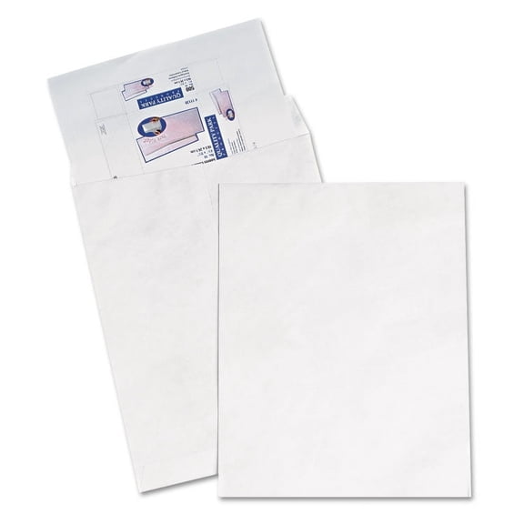 Survivor Catalog Mailers Made of DuPont Tyvek, Redi-Strip Closure, 14.25 x 20, White, 25/Box (R5106)