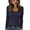 *Navy, variant on ClodeEU Women's Lace Spliced Slim Fit U Neck Long Sleeve Base Layer,Casual Tee Fall Fashion Outfits Navy,Womens Plus XXL
