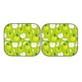 thumbnail image 4 of Picia Green Apple 2 Piece Car Windshield Sun Shade Foldable | Foldable Sun Shield for Front Window Blocks UV Rays and Keeps Your Vehicle Cool-Small, 4 of 7