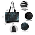 thumbnail image 2 of FORMRS Canvas Laptop Tote Bag for Women with 15.6" Computer Compartments Shoulder Handbag, Lightning Pattern, 2 of 7