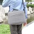 thumbnail image 5 of LHNFT 15.6 Inch Laptop Bag, Water-Resistant Shockproof Briefcase for Men & Women, Business Messenger Bag with Multi-Pocket, 5 of 8