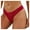 Wine Red, variant on XFLWAM Sexy G-string for Thongs Women Sheer Mesh Underwear Panties Low Waist Hipster Bikini Brief Underpants Black XL