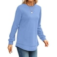 thumbnail image 3 of OutfitShow Sweatshirts for Women Casual Long Sleeve Crewneck Shirts Tunic Tops,Sizes S-3XL, 3 of 8