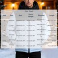 thumbnail image 7 of Men's Quilted Puffer Jacket Relaxed Hooded Padded Coat,Full Zip Warm Windbreaker Waterproof Outerwear Fall Winter Daily Outing Wear,Blue,4XL, 7 of 7