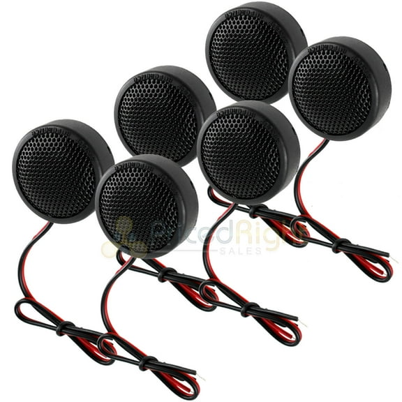 6 Memphis Audio 1" Soft Dome Tweeters 120 Watts Max Each Street Reference SRX1 Car Audio