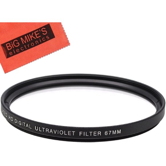 67mm Multi-Coated UV Protective Filter for Canon Rebel T6i, T6s, T7i, EOS 80D, EOS 77D Cameras with Canon EF-S 18-135mm