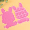 thumbnail image 5 of WIZUTIZ Easter Bunny Transparent Organizer With Lid Handmades Accessory Necklace Bead Organizer Plastic Case First Home Must Haves Breathable up to 50% Off, 5 of 5