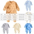 thumbnail image 4 of JUMEYU Baby Girl Fall Clothes Newborn Baby Girl Romper Infant Fall Winter Clothes Ruffle Sweater Long Sleeve Jumpsuit 0 3 6 9 12 18 Months (Light Blue,3-6 Months), 4 of 6