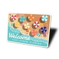 thumbnail image 4 of Welcome Fort Myers Florida Beach Umbrella Aluminum Metal Decor Sign - 10x14 inches, 4 of 4