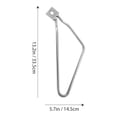 thumbnail image 2 of HEALEEP 1 Set Silver Saddlebag Bracket for Motorcycle Riders and Convenience, 2 of 8