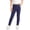 Navy, variant on WQNVRNR Girls Stretchy Leggings Fall Comfortable Slim Fit Elastic Waist Casual Pants Light Blue 13 Years