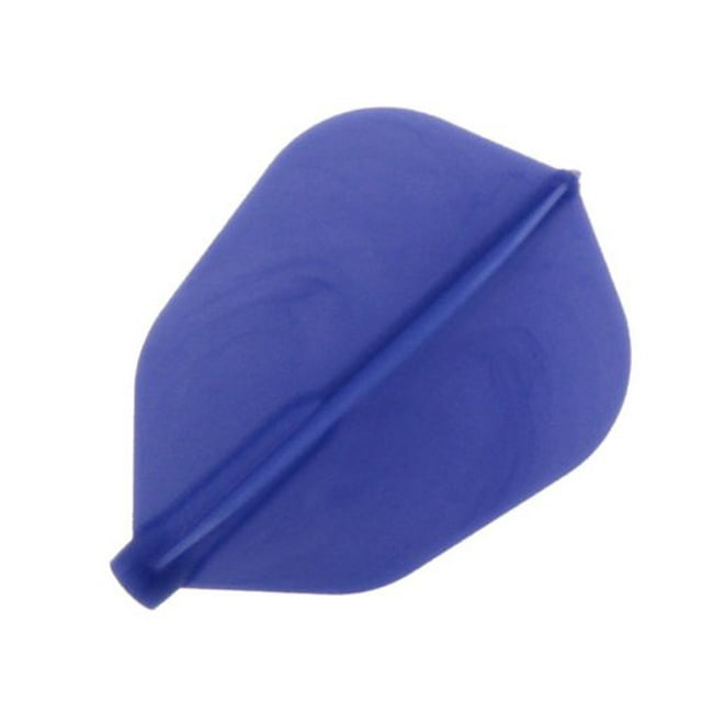 Cosmo Darts Lot de 6 Fit Flight - Super Shape Dart Flight (Bleu)