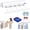 5lines*1, variant on Retractable Multi-Line Clothesline Dryer,Wall-Mounted Laundry Rack,Extend multiple drying lines when needed, then retract them to save space in bathrooms, laundry rooms, balconies, and patios.