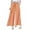 Orange, variant on vigerkar Women's Plaid Wide Leg Culotte Pants Gingham High Elastic Waisted Cropped Palazzo Pants with Pockets Green, M