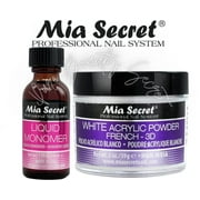 Mia Secret Liquid Monomer 1 oz and White Powder 2 oz