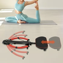 ToppiJoy Foldable Rowing Machine, AB Workout Machine Core & Abdominal Trainers Equipment with 3 Adjustable Pulling Force, for Home Gym Exercise Hold up 330lbs