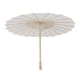 thumbnail image 3 of Sombrilla de papel para niños, sombrillas de papel de bricolaje blancas elegantes de estilo chino de bambú y papel para decoración, 40cm/15,7 pulgadas, 3 of 5