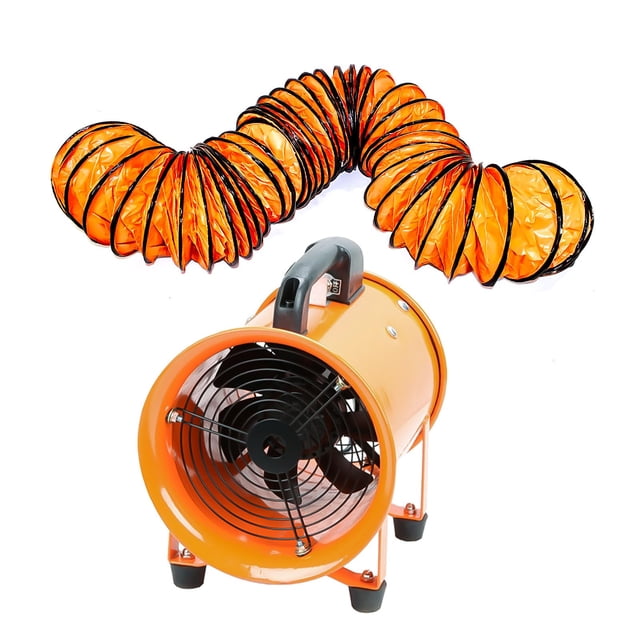 Ventilador utilitario portátil Dreamdragon de 8 pulgadas con manguera de conducto