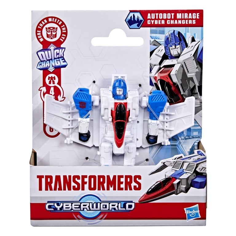 Hasbro Transformers Prime Cyberverse Legion - Action Figure Mirage, Convertibile, Con Blaster - 4