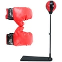BalanceFrom Punching Bag with Base & Boxing Gloves