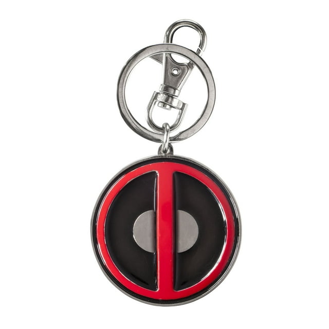 Metal Key Chain - Marvel - Deadpool Logo Pewter Keyring New Toys New 68084