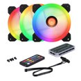 thumbnail image 4 of WEUVEB Computer Case Fan 120Mm Rgb with Rubber Pads for Quiet Efficient Pc Cooling, 4 of 8