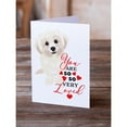 thumbnail image 2 of Shih-Tzu Gold #4 so Loved Greeting Cards and Envelopes Pack of 8 7 in x 5 in, 2 of 3