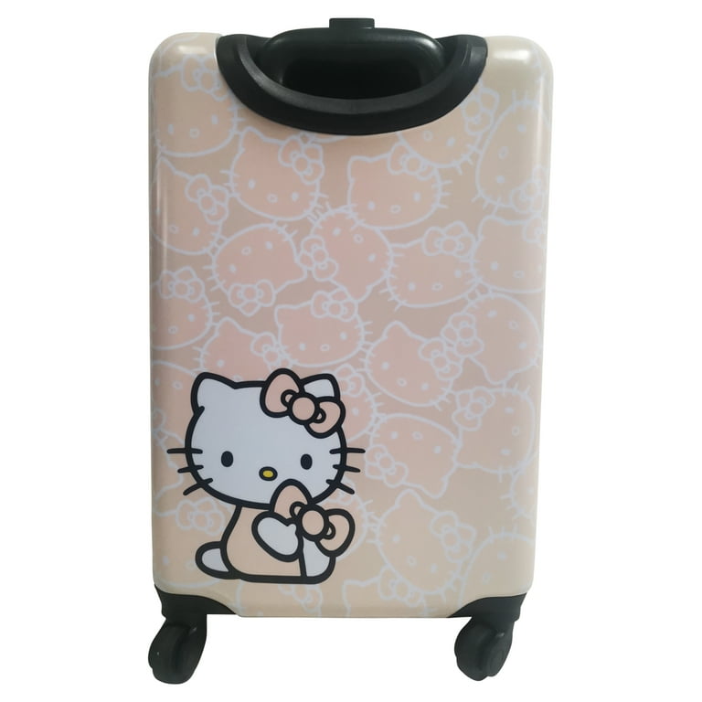 Girl s Sanrio Hello Kitty Hardside ABS 360 Spinner Luggage Walmart