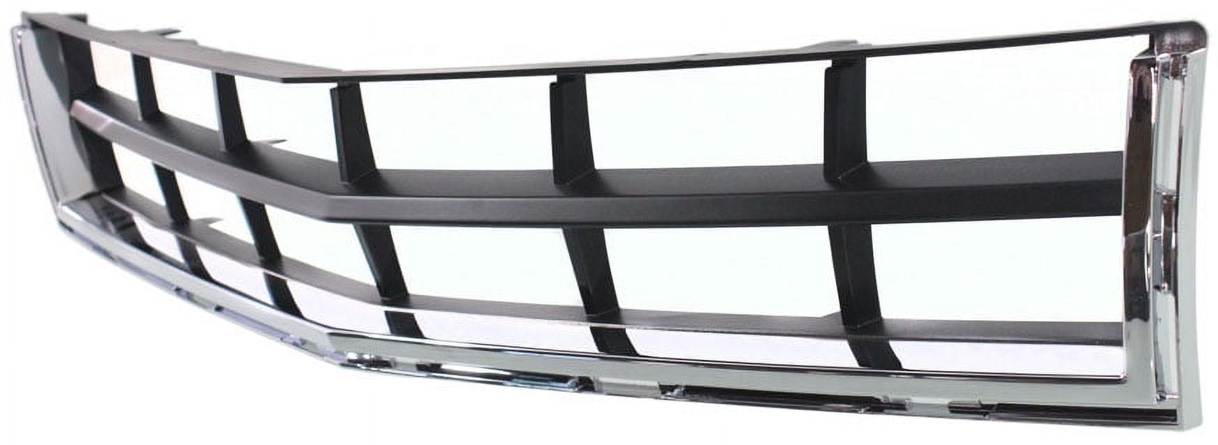 Bumper Grille Compatible With 2010-2012 Cadillac SRX Front Textured Gray
